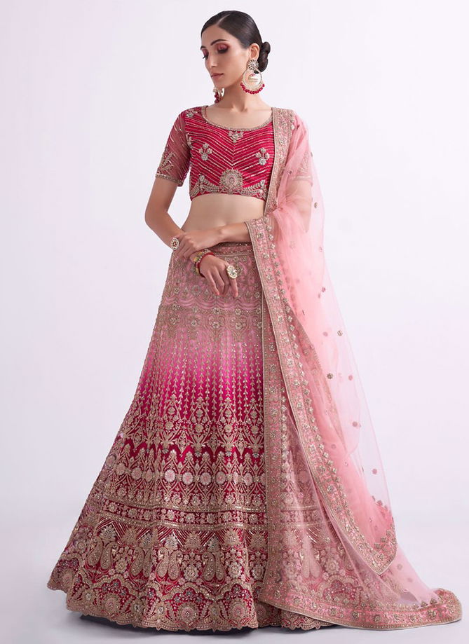 Bridal Heritage Premium 2 Alizeh New Net With Silk Wholesale Lehenga Choli Collection